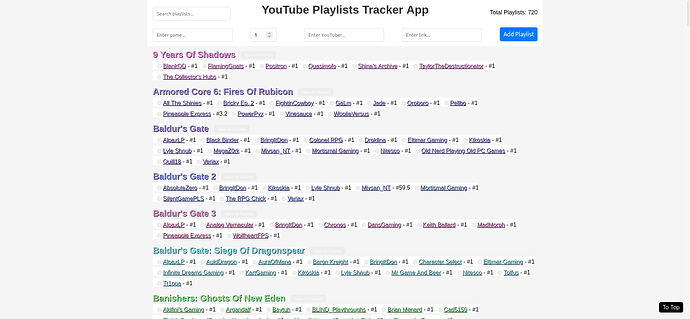 youtube-playlists-tracker-app